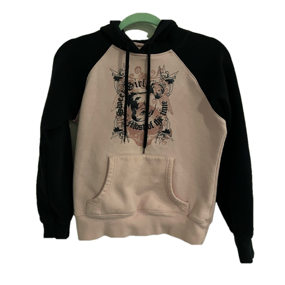 Disney Girls Tinkerbell Sweet Girl Most of the Time Hoodie